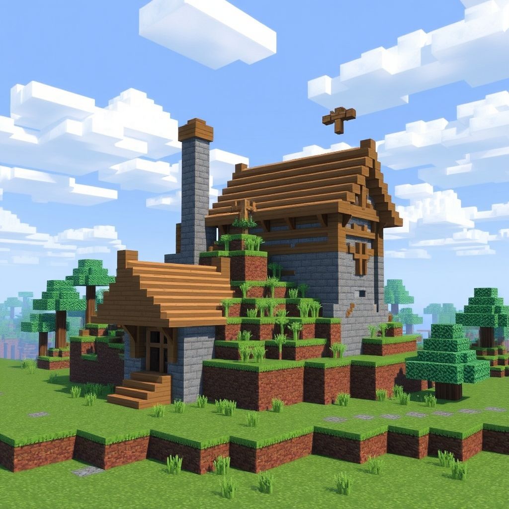 การสร้างสรรค์ภาพลักษณ์ใน Minecraft